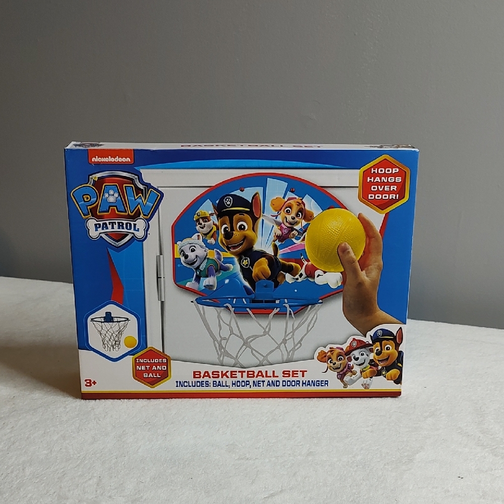 Paw Patrol Basketball Set - Blue and Yellow